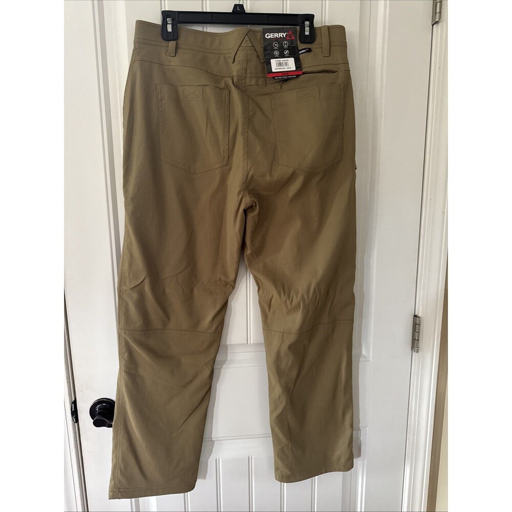 Gerry Men’s Venture Fleece Lined Pants Khaki Tan Men’s Size 34x30